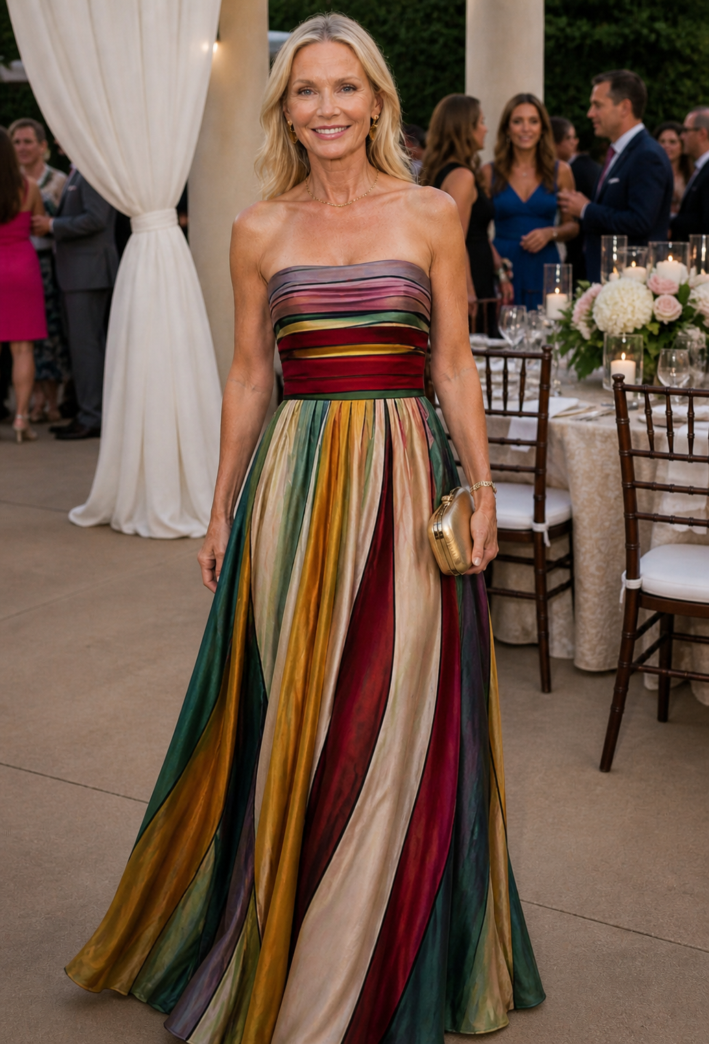 Thalia™ | Elegant Strapless A-Line Dress