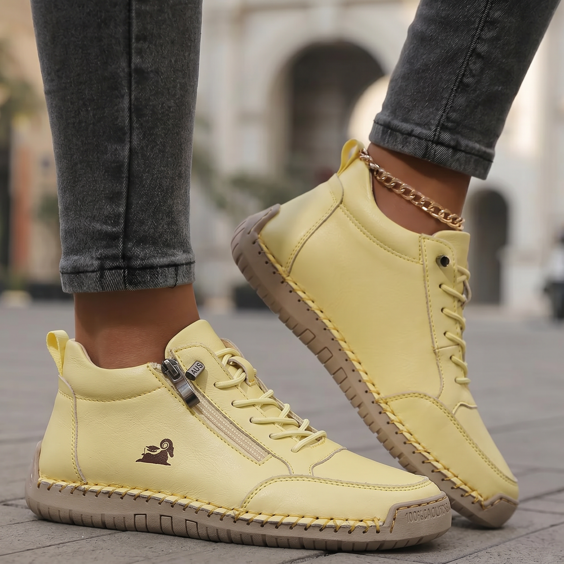 Soleil™ | Orthopedic Comfort Zip Sneakers